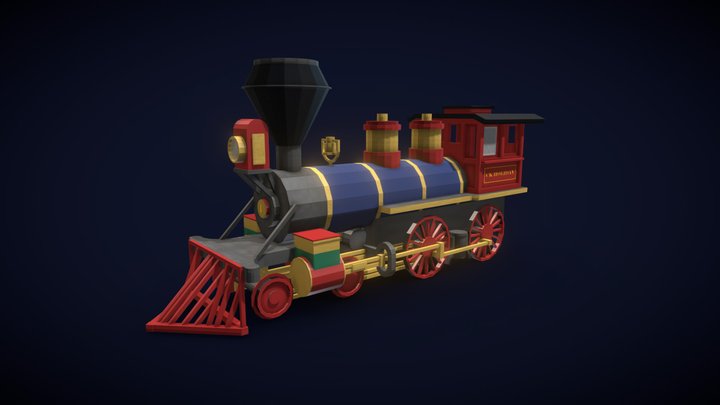 Disneyland Resort Locomotive 3D Model