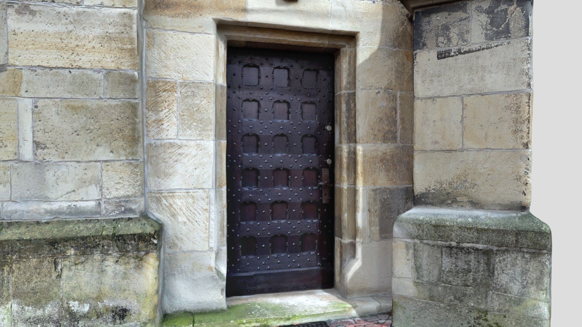 Church door Nottuln photogrammetry scan