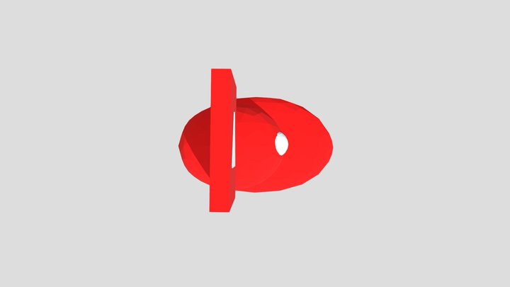 Youtube Hat fbx 3D Model