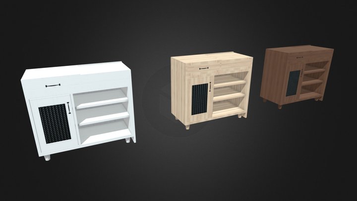 COLAT 화장대 NKM8090D 3D Model