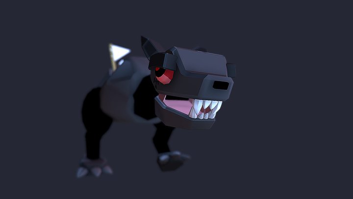 Twisted coal walking animation 3D Model