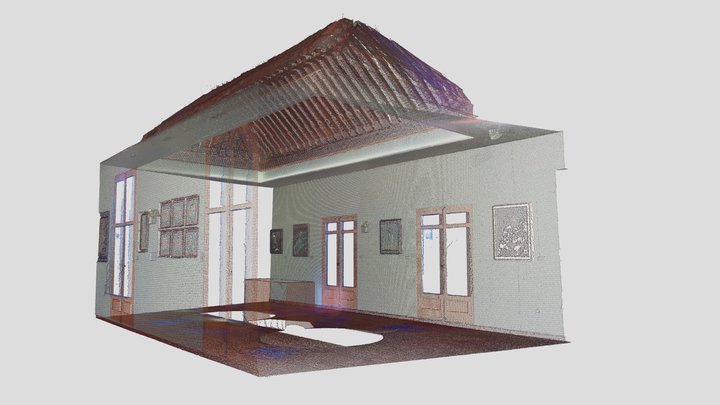 Alfarje de Pinohermoso | Museo BBAA Xátiva 3D Model