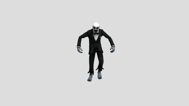 Goofy zombie walk 3D Model
