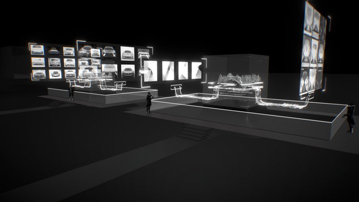 AI engine scene 3D Model
