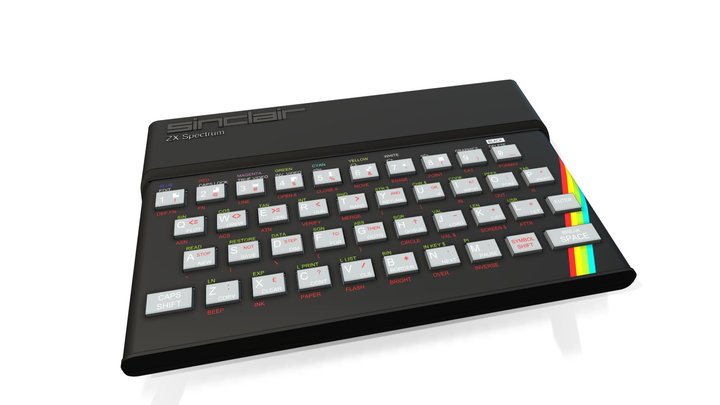 ZX Spectrum 48K 3D Model