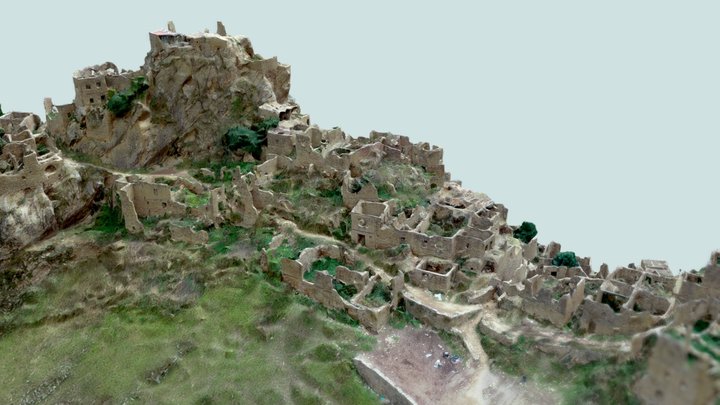 Gamsutl ghost town 3D Model