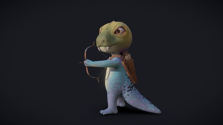 creature companion character 3D Model