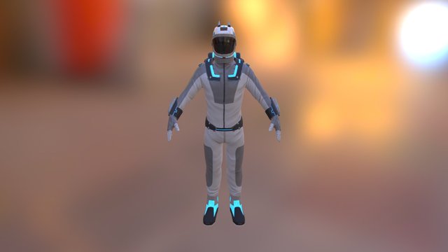 Spaceman 3D Model