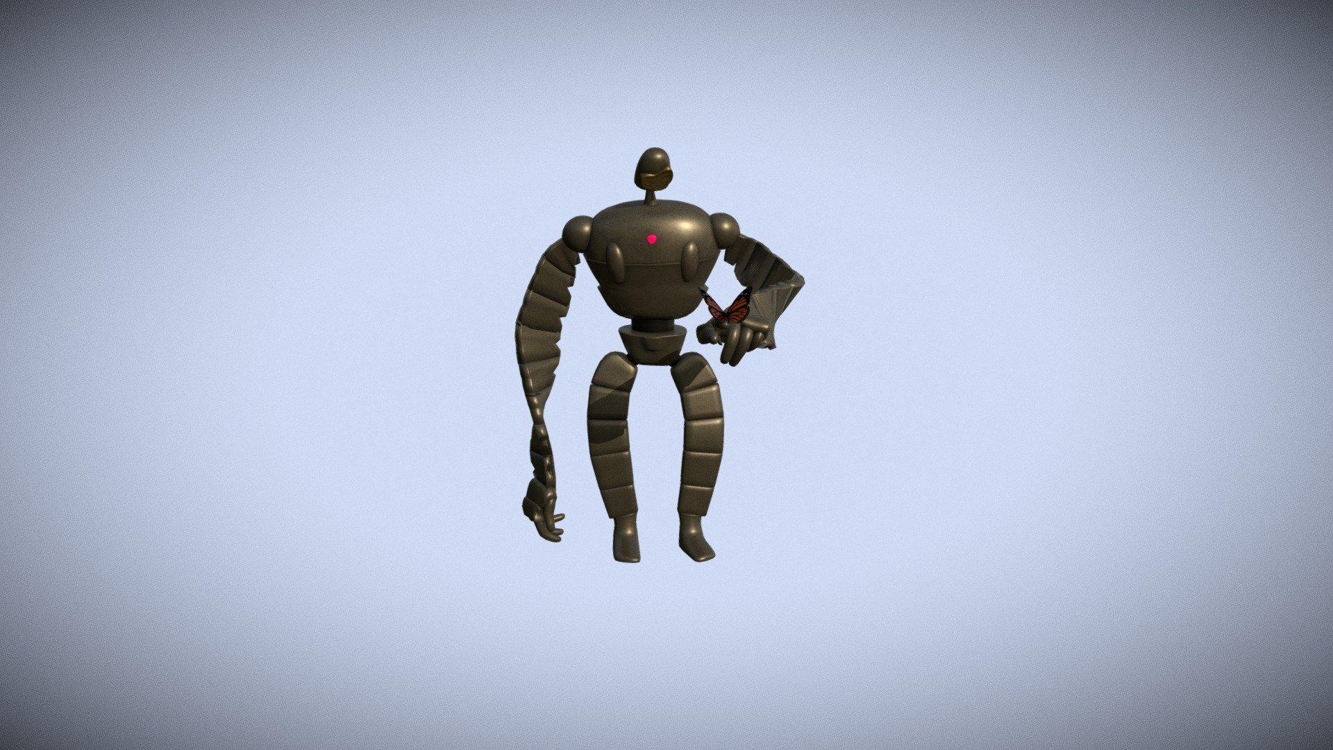 Robot left on Laputa from Studio Ghibli