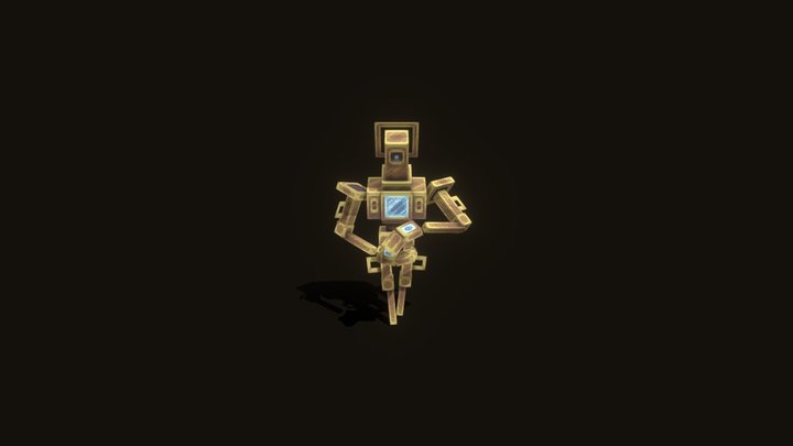 Bronze Authority 3D Model