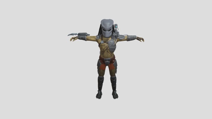 Jungle Hunter Predator 3D Model