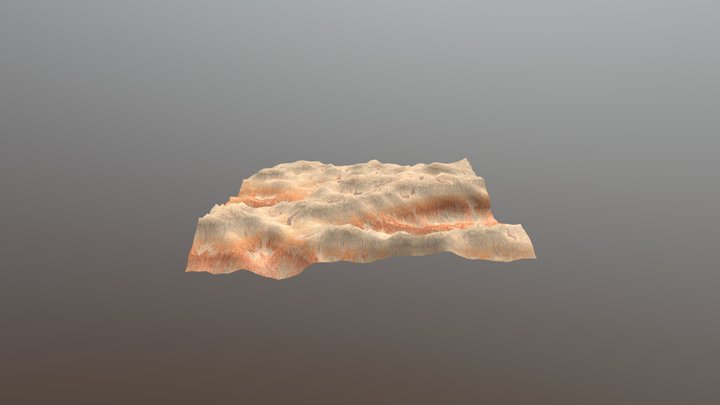 Rocky Desert 3D Model