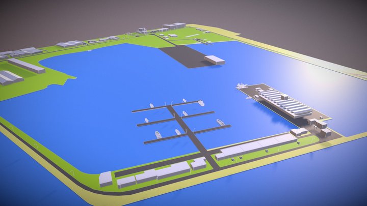 Port Zarzis 2 3D Model