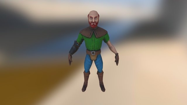 Medieval Character 3D Model