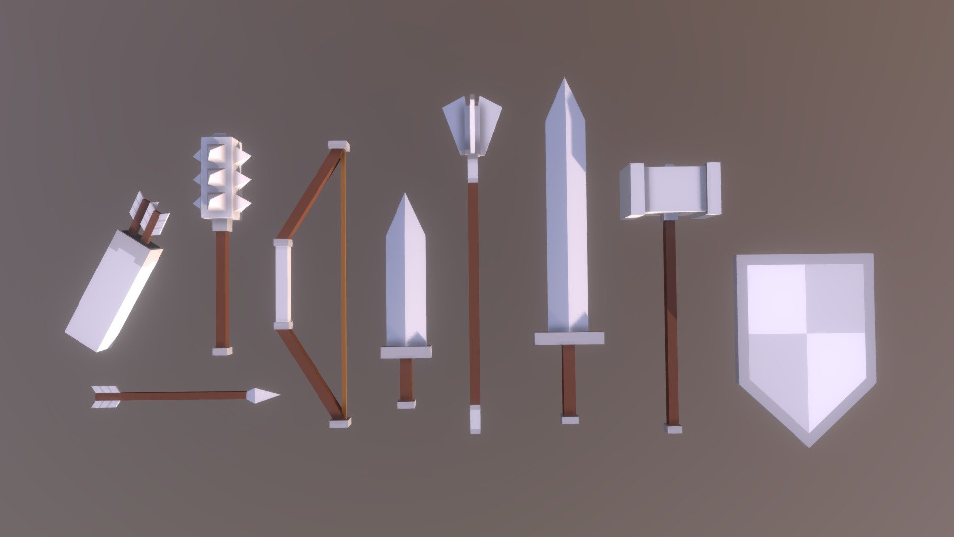 Мод на предметы на полу. Референсы оружия Лоу Поли. Оружие Low Poly 3l. Low Poly оружие референс. Лоу Poly стрела.