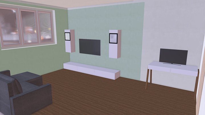 interiorLivingRoom02 3D Model