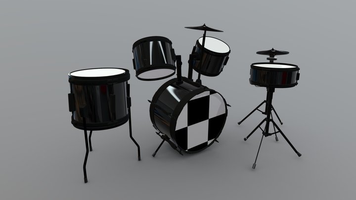 Drum Set – Modèle 3D gratuit STL