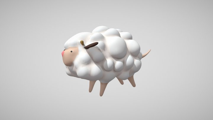 Fluffy Cloud Sheep