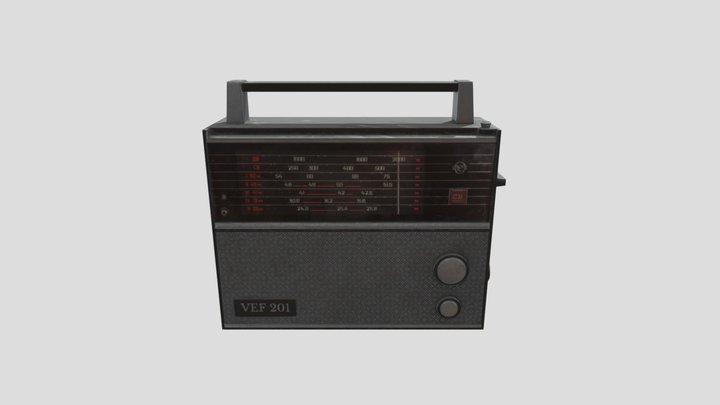 Radio_GamedevLegend_ByZver 3D Model