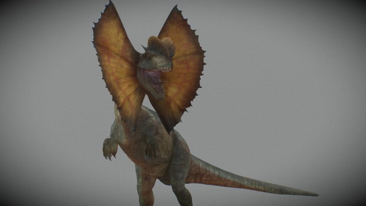 Dilophosaurus 3D Model