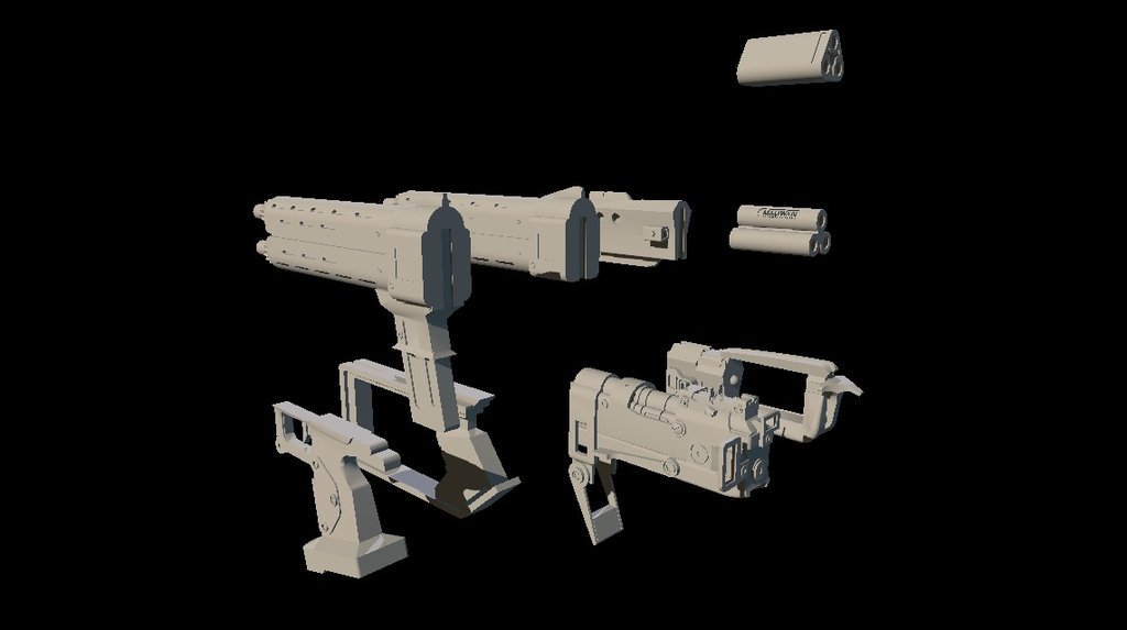 Borderlands 2 - Modular Pistol Study - 3D model by The Hazy Vagrant ...