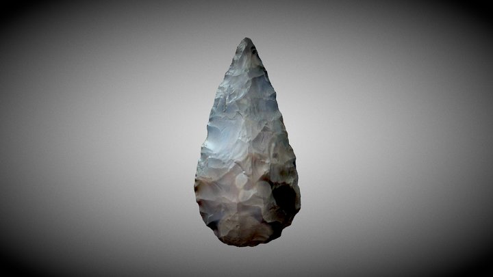 Replica 44 Acheulean Handaxe 3D Model