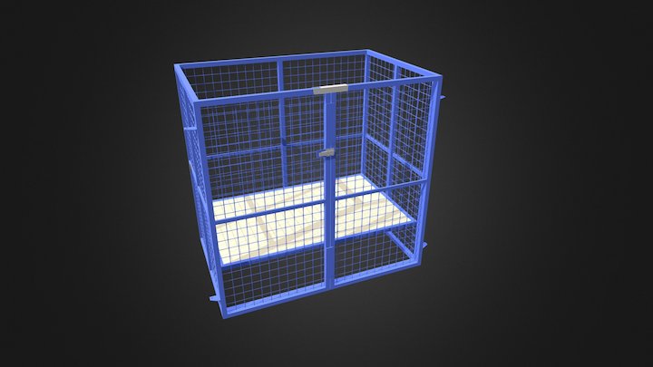Trailer Cage Sf 3D Model