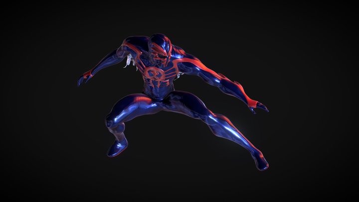 Spider Man 2099 concept 3D Model