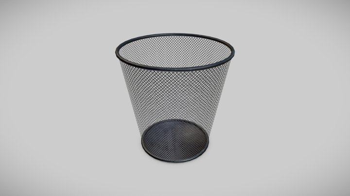 Trash Can 3D Model