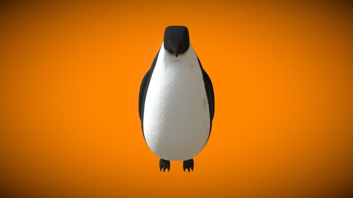 Pinguim 3D Model