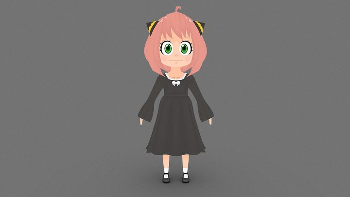 Anya Forger 3D Model