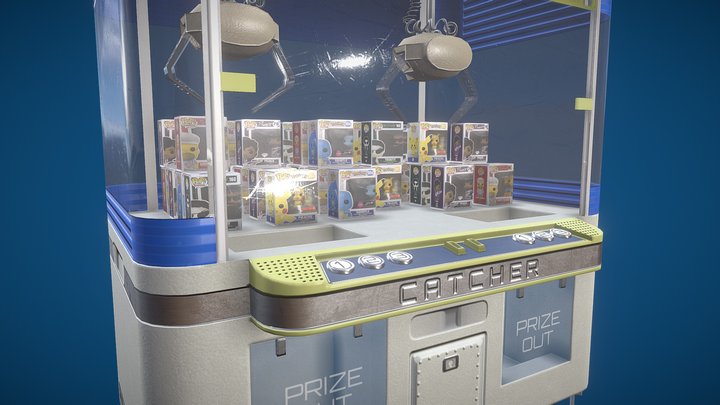 Crane_Game_animated 3D Model