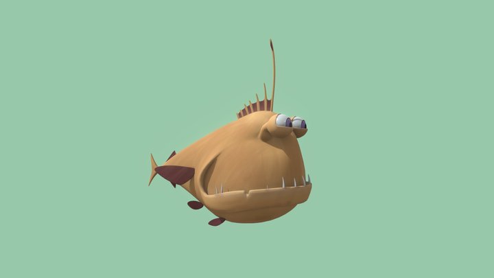 Stylized Fish 3D Model