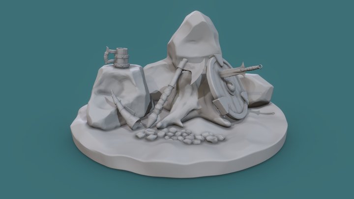 Diorama Sculpting 3D Model