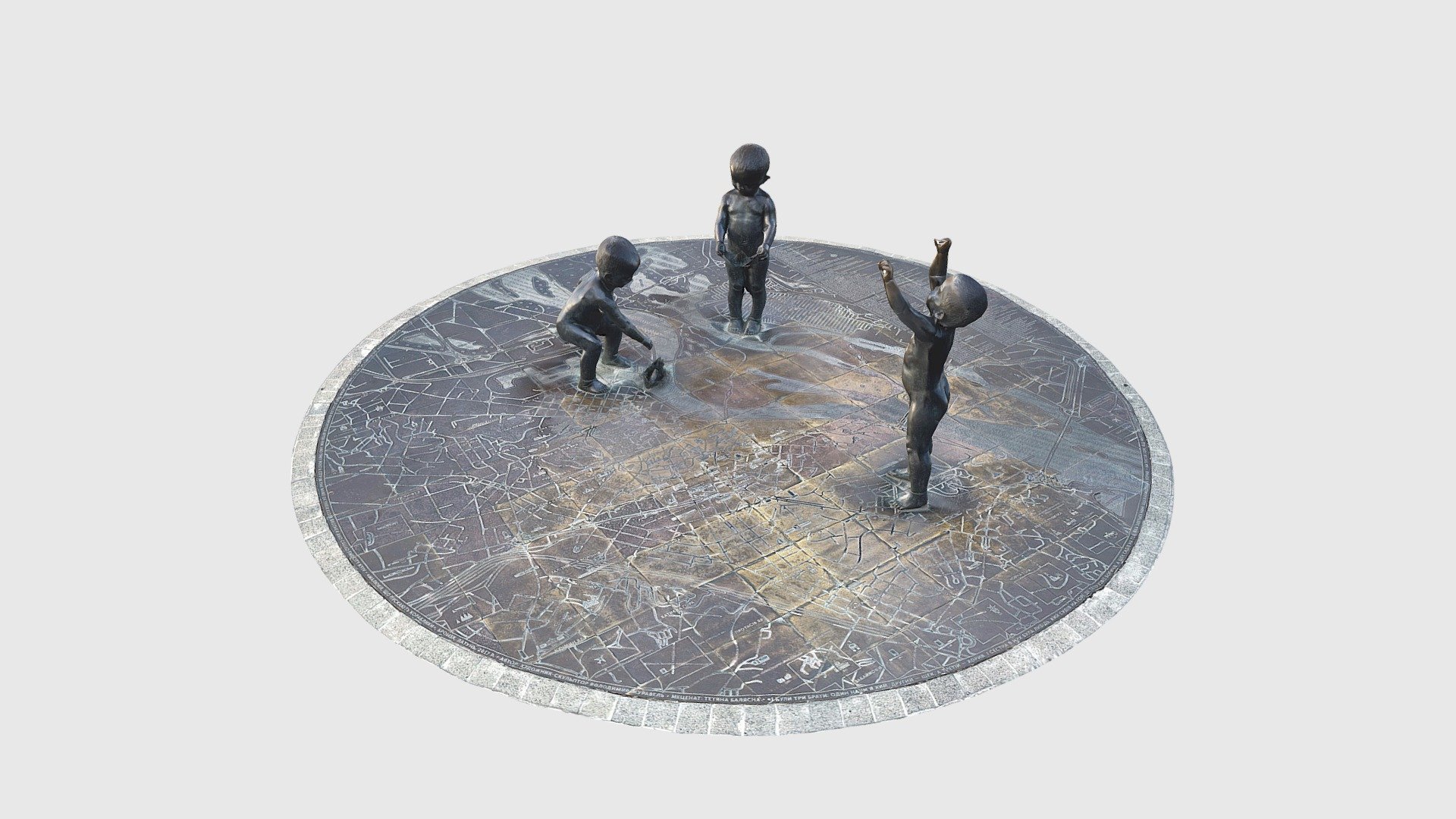 Monument to the little founders of Kyiv