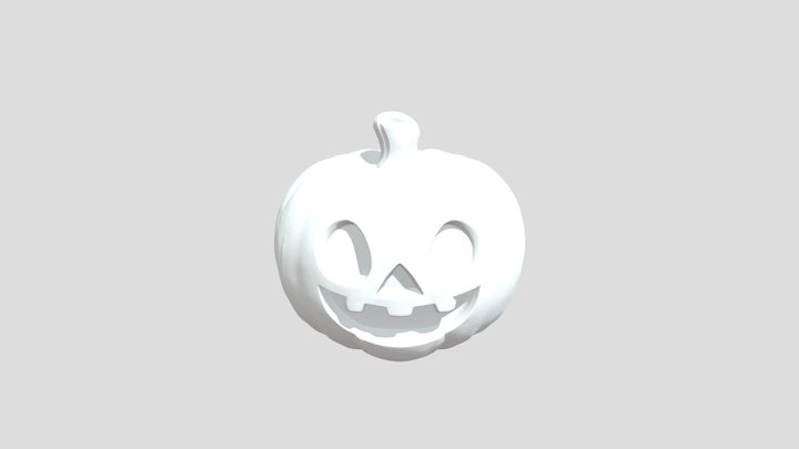 Carved Pumpkin 3D Model