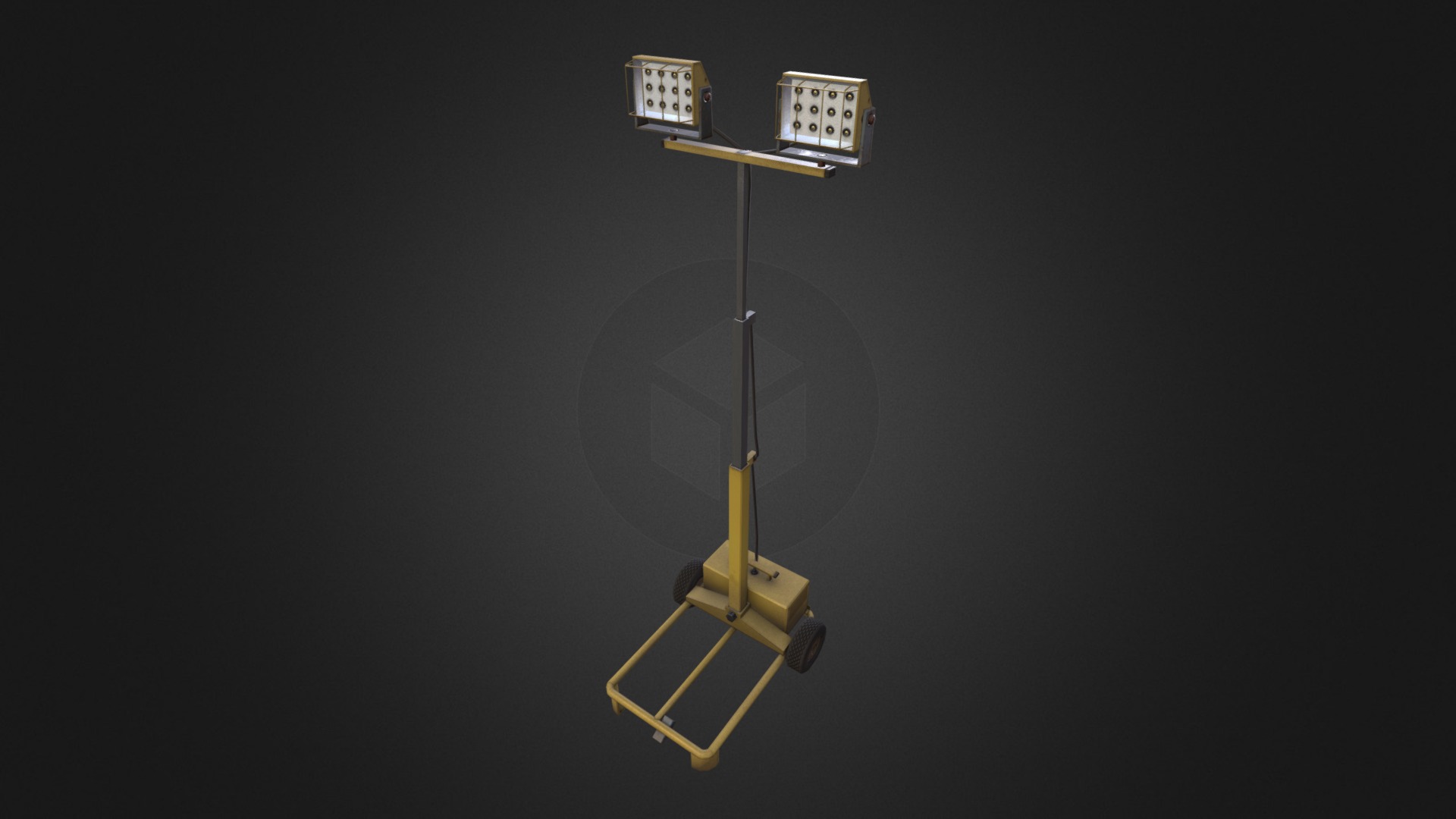 3D model Mobile Lighting - This is a 3D model of the Mobile Lighting. The 3D model is about a satellite in space.