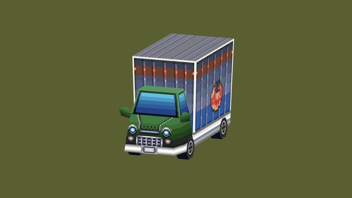 shroom ridge truck 3D Model