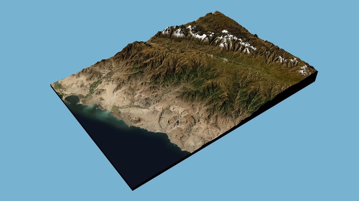 3D MODEL- Valle de Casma 3D Model
