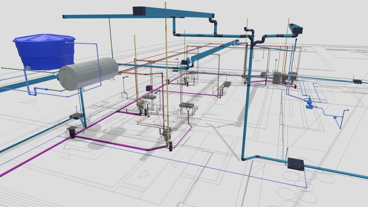 Arantes - Hidro 3D Model