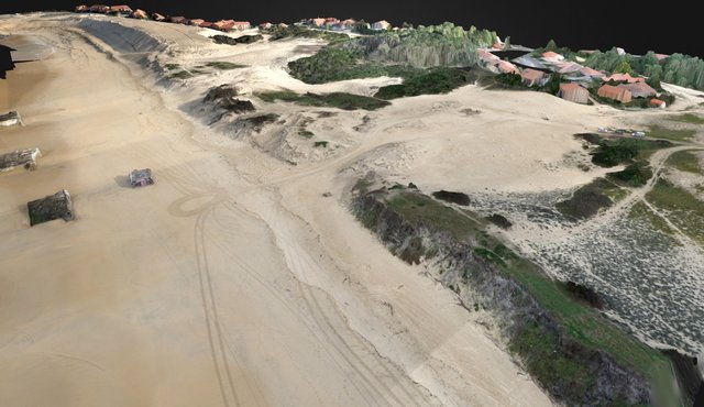 Capbreton cordon dunaire 4 3D Model