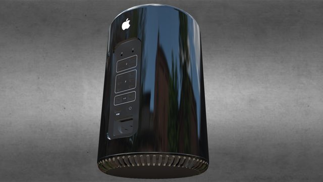 _Apple Mac Pro 2016 3D Model
