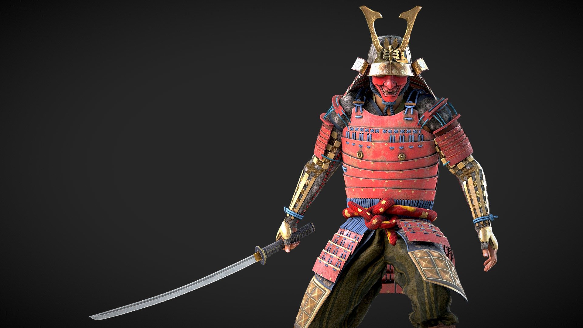 Samurai 3D model by shah_max (shah_max) [a6643ff