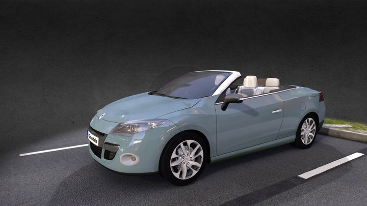 Renault Megane CC 3D Model