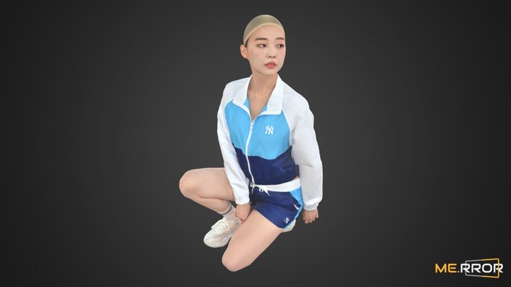 Asian Woman Scan_Posed 1 3D Model