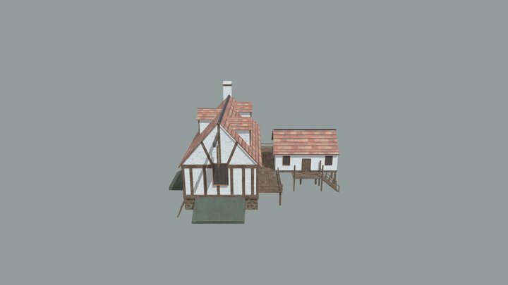 TP4_MAISON_CORRECTION_Khurtis Kouakou 3D Model