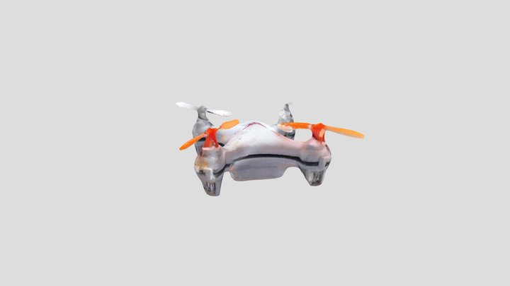 Dron 1 Pluma y Arroba 3D Model