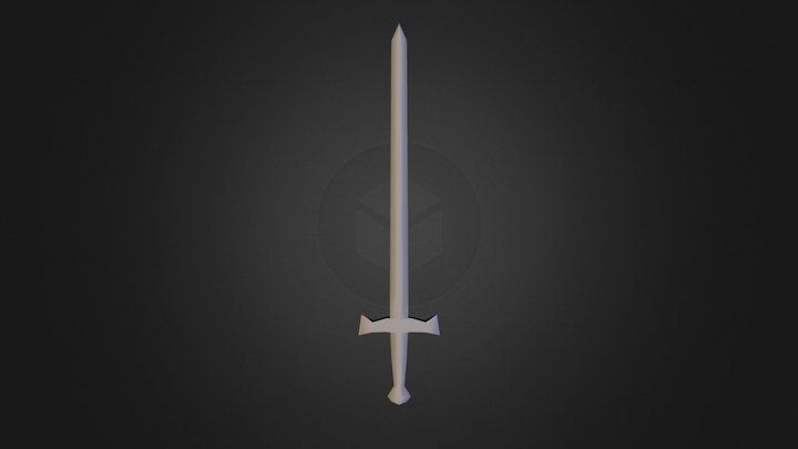 practice sword 2 3D Model