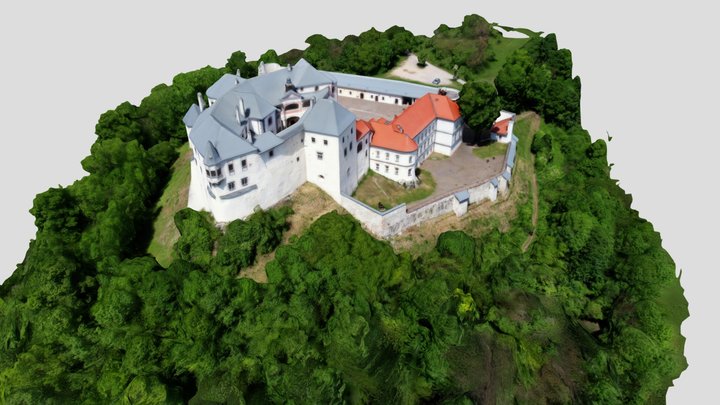Ľupčiansky hrad 3D Model