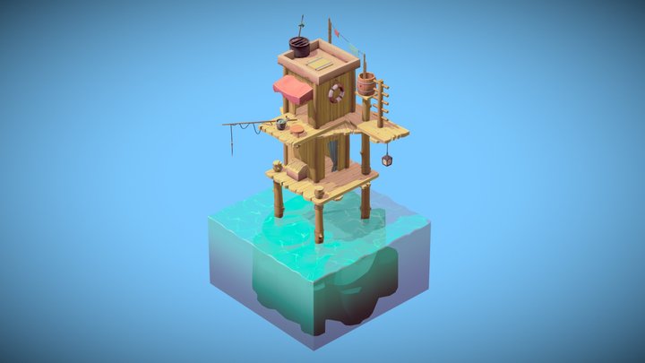 Fisherman's Hideout 3D Model